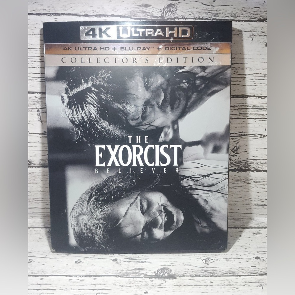 The Exorcist Believer 4K UHD Blu-ray Ellen Burstyn with slip cover